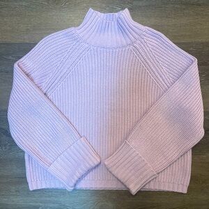 Lilac Abercrombie Turtleneck Sweater